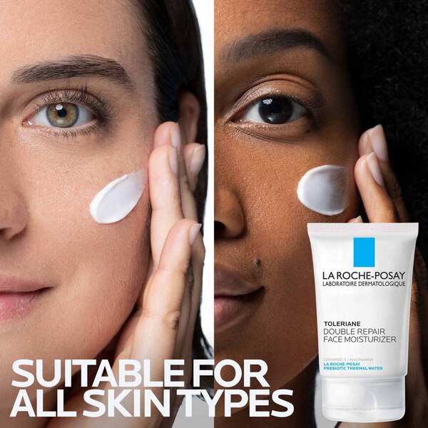 La Roche-Posay Facial Moisturizer, Toleriane Double Repair with Ceramide, 3.38 OZ