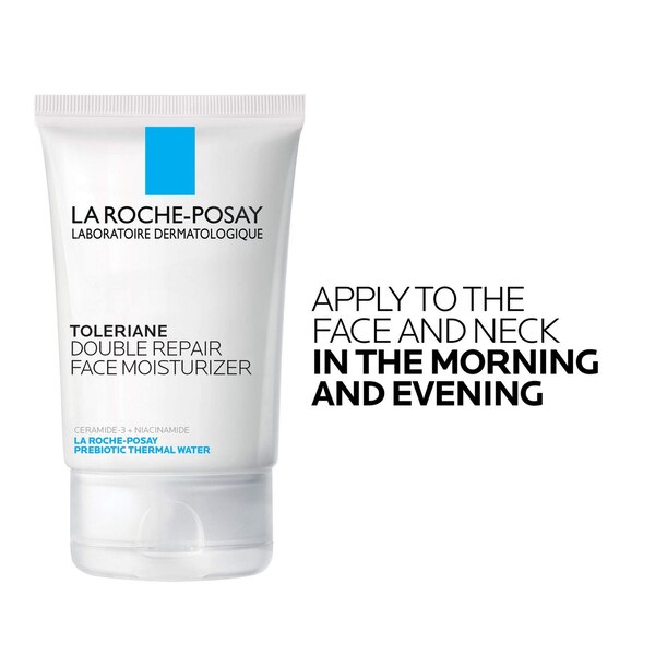 La Roche-Posay Facial Moisturizer, Toleriane Double Repair with Ceramide, 3.38 OZ