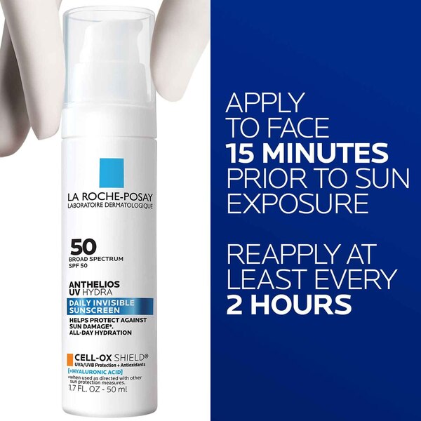 La Roche Posay Anthelios 50 UV Hydra Sunscreen, 1.7 OZ