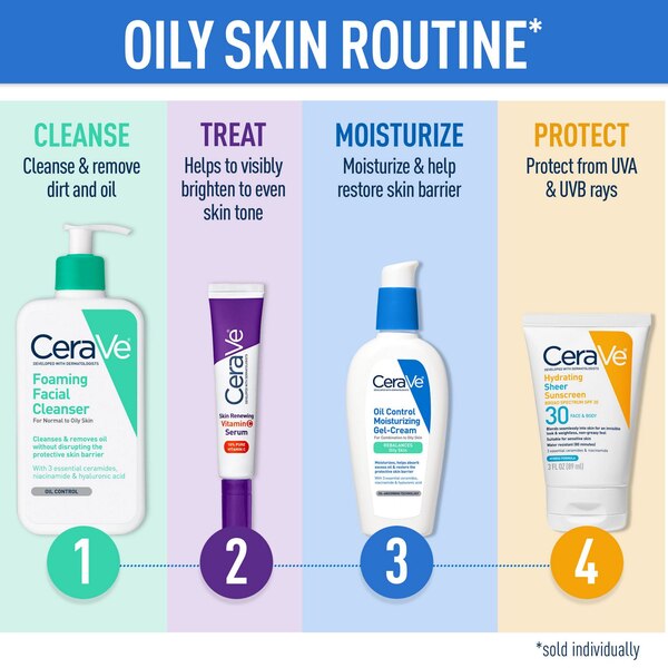 CeraVe Hydrating Sheer Sunscreen, Broad Spectrum SPF 30