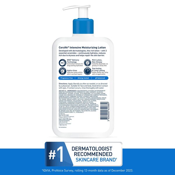 CeraVe Intensive Moisturizing Lotion, 12 OZ