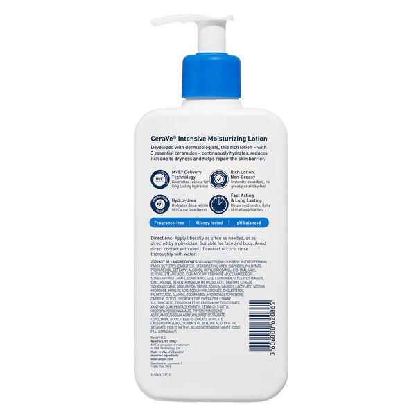 CeraVe Intensive Moisturizing Lotion, 12 OZ