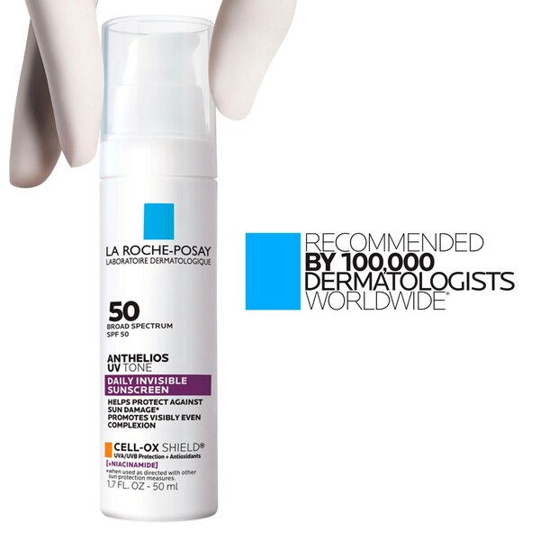 La Roche-Posay Anthelios UV Tone Daily Invisible Sunscreen, SPF 50