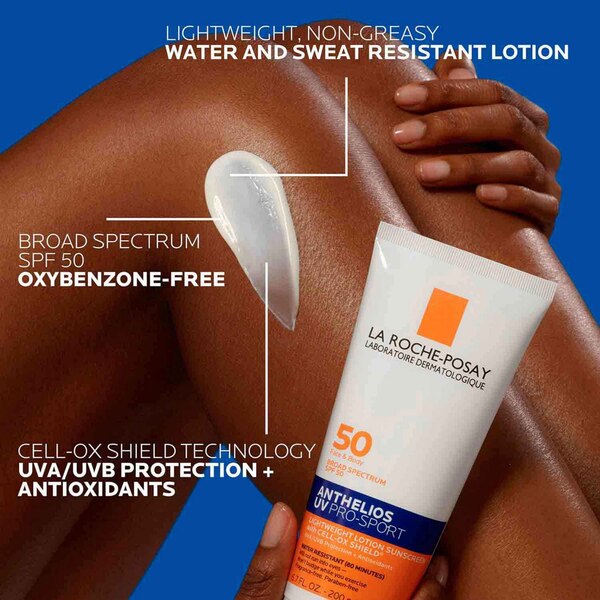 La Roche-Posay Anthelios UV Pro Sport Lightweight Lotion Sunscreen, SPF 50 