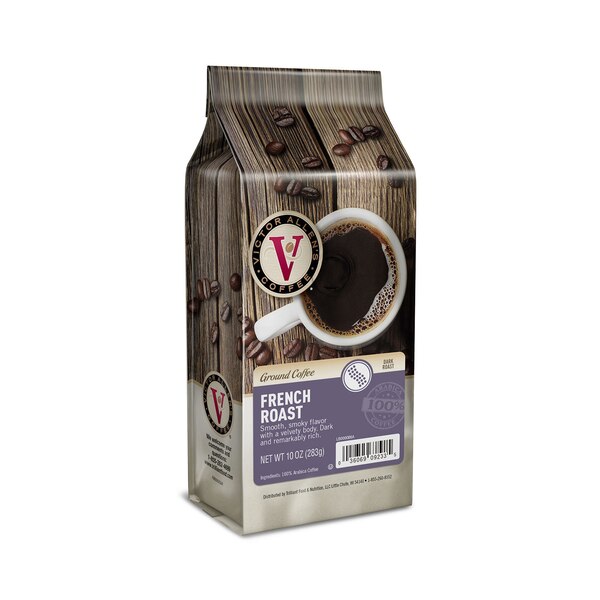 Victor Allen's French Roast Ground Coffee, Dark Roast, 10 oz