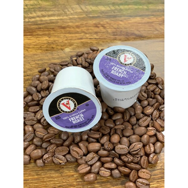 Victor Allen's French Roast Coffee, Dark Roast, Single Serve Brew Cups