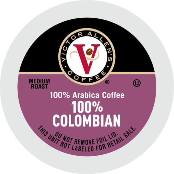 Victor Allen's 100% Colombian Coffee, Medium Roast, Single Serve Brew Cups, 4.23 oz