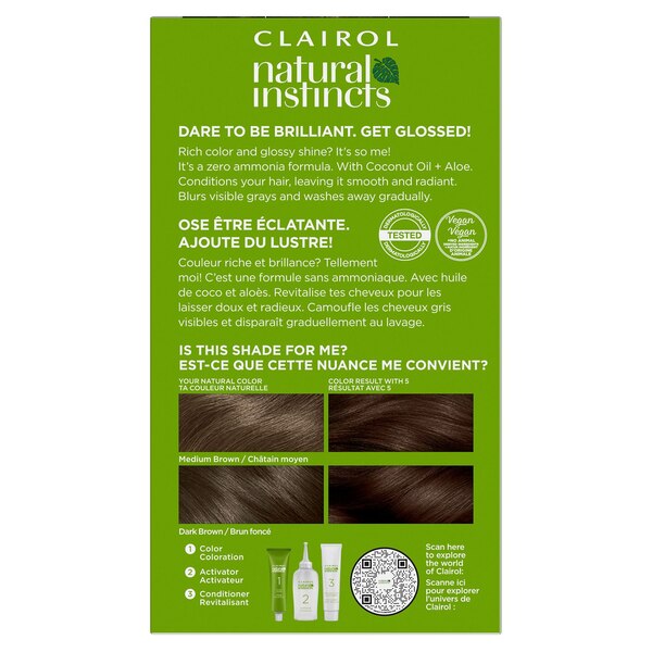 Clairol Natural Instincts Semi-Permanent Hair Color