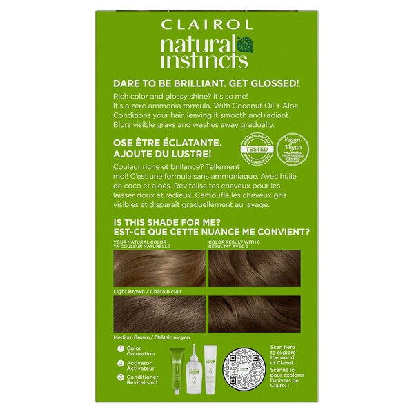 Clairol Natural Instincts Semi-Permanent Hair Color