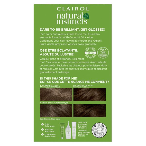 Clairol Natural Instincts Semi-Permanent Hair Color