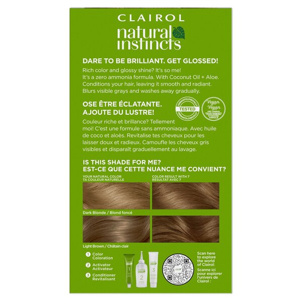 Clairol Natural Instincts Semi-Permanent Hair Color