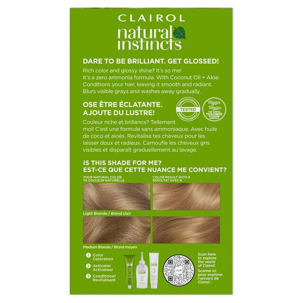 Clairol Natural Instincts Semi-Permanent Hair Color