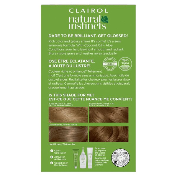 Clairol Natural Instincts Semi-Permanent Hair Color