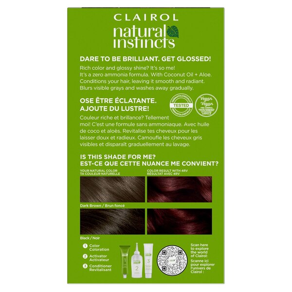 Clairol Natural Instincts Semi-Permanent Hair Color