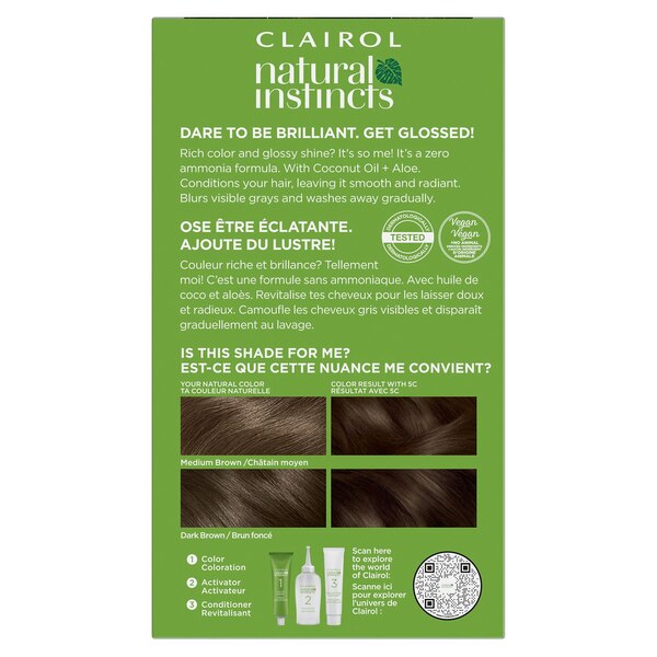 Clairol Natural Instincts Semi-Permanent Hair Color