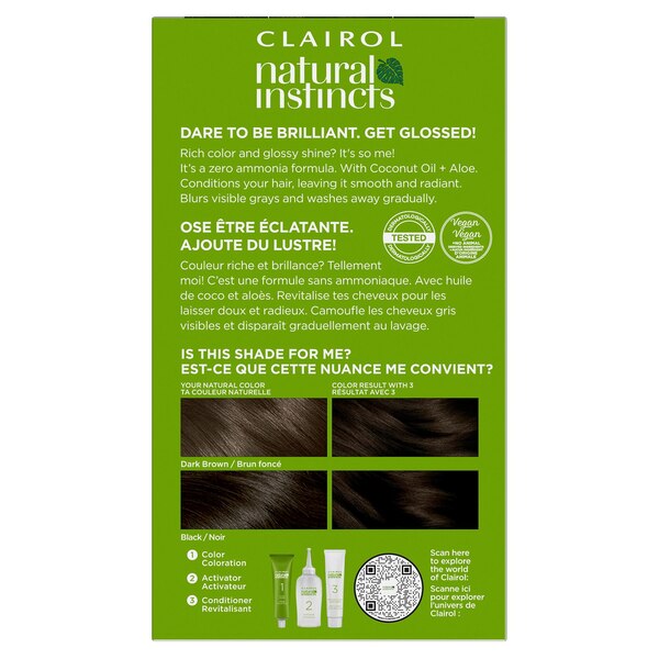 Clairol Natural Instincts Semi-Permanent Hair Color