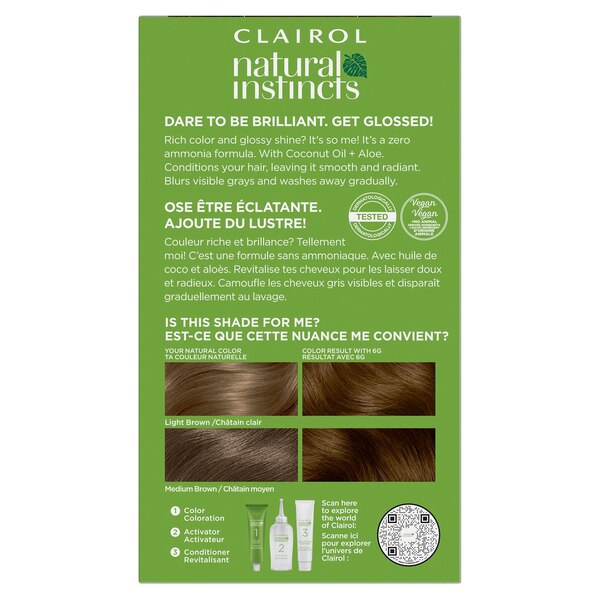 Clairol Natural Instincts Semi-Permanent Hair Color