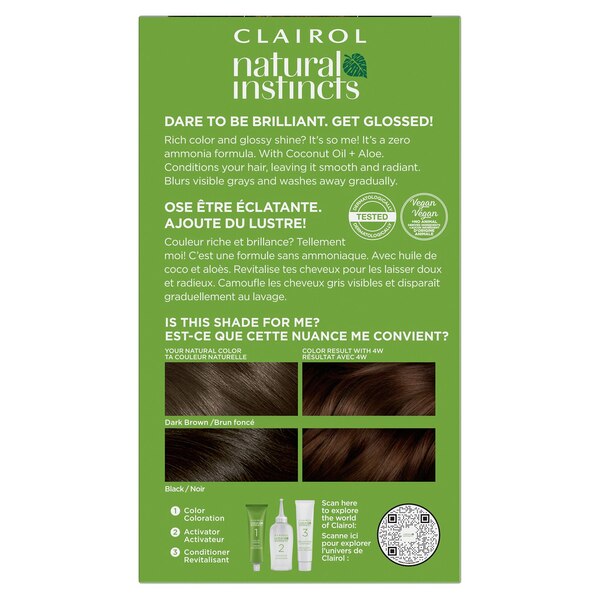 Clairol Natural Instincts Semi-Permanent Hair Color