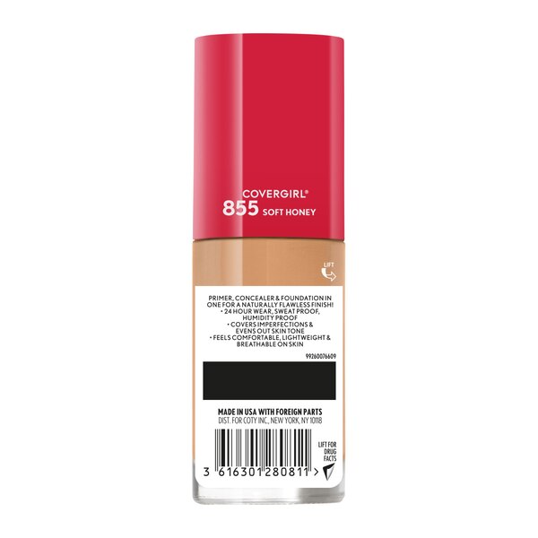 CoverGirl Outlast Extreme Wear 3-in-1 Full Coverage Liquid Foundation with SPF 18 Sunscreen