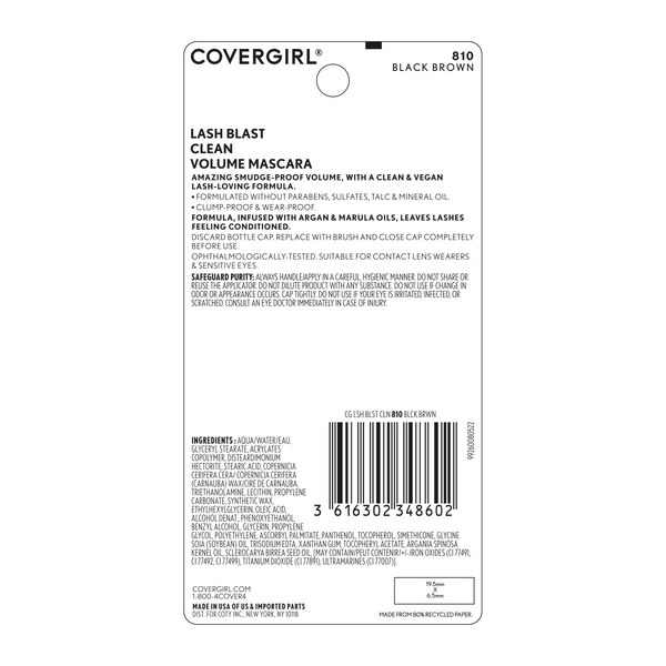 CoverGirl Lash Blast Clean Volume Mascara