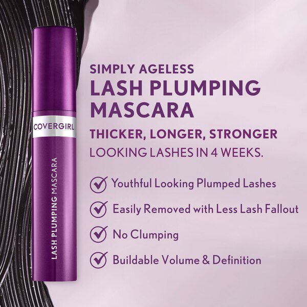 CoverGirl Simply Ageless Lash Plumping Mascara, Black