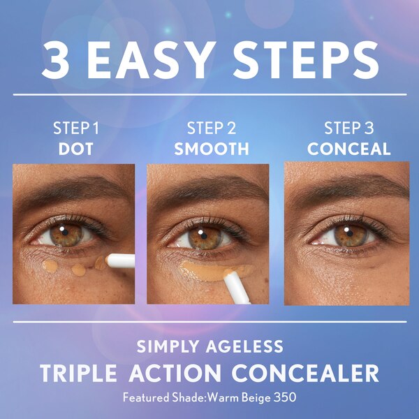 CoverGirl Simply Ageless - Corrector triple acción