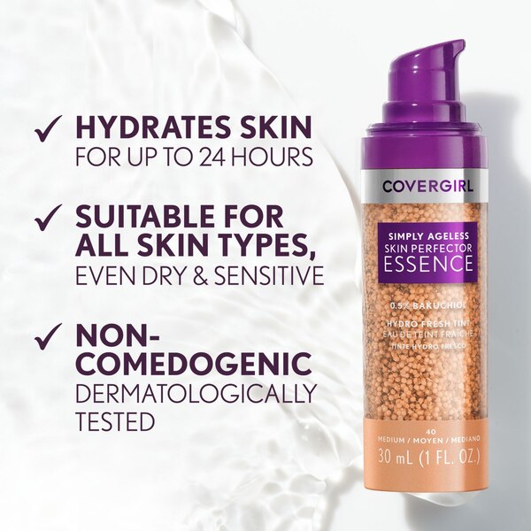 Covergirl Simply Ageless Skin Perfector Essence Foundation, 1.05oz