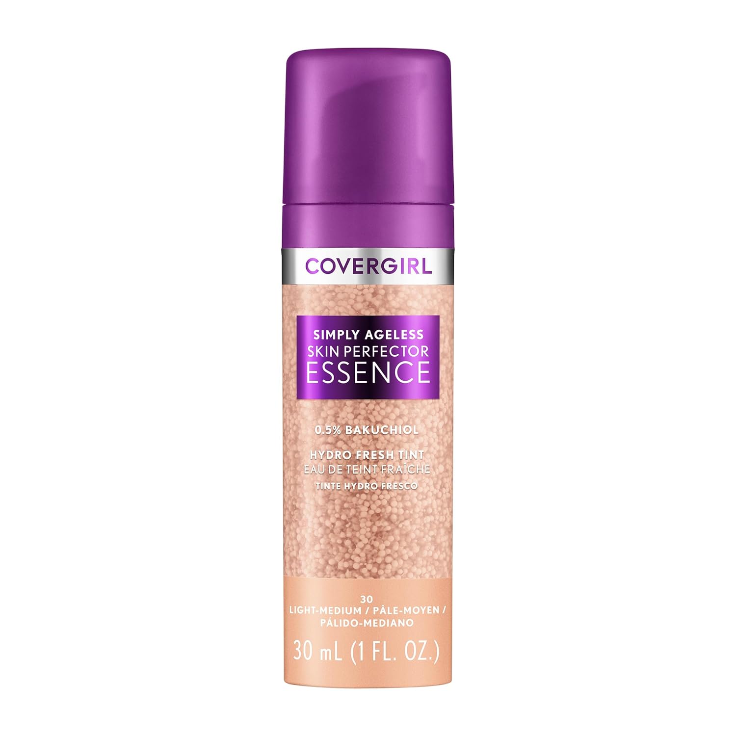 Covergirl Simply Ageless Skin Perfector Essence Foundation, 30 Light-Medium, 1.05oz