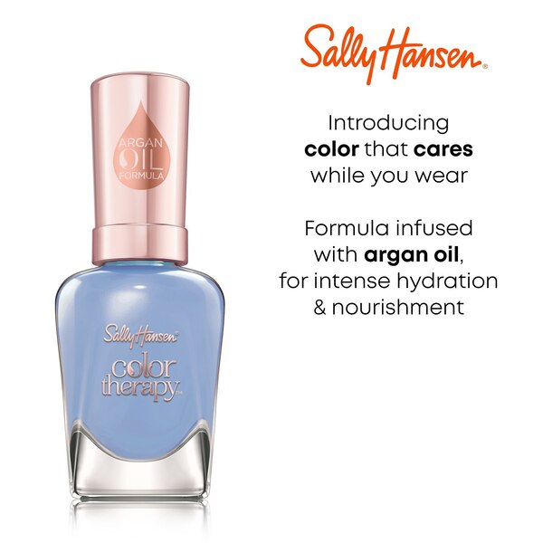 Sally Hansen Color Therapy Nail Polish, Dressed to Chill, 0.5 OZ