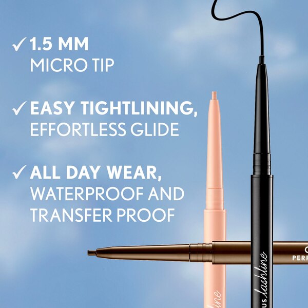 CoverGirl Perfect Point Plus Lashline Micro Pencil, 210 Breezy Brown