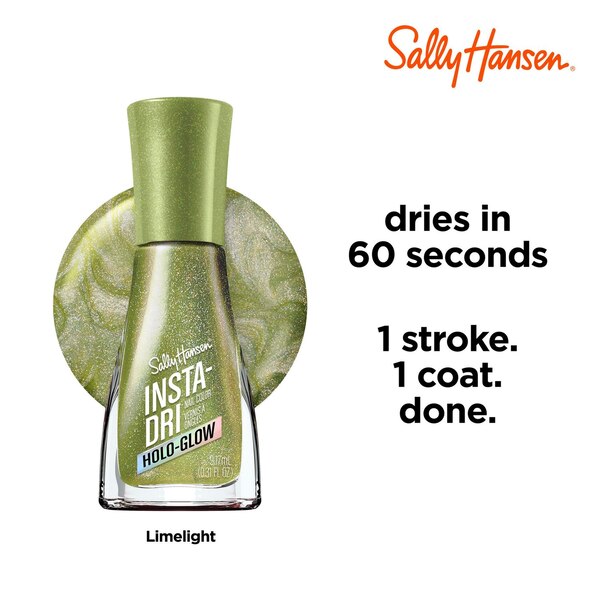 Sally Hansen Insta-Dri Nail Color, Holo-Glow
