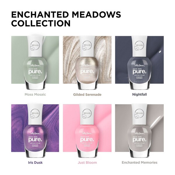 Sally Hansen Good.Kind.Pure Nail Polish, Enchanted Meadows Collection
