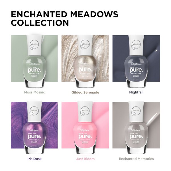 Sally Hansen Good.Kind.Pure Nail Polish, Enchanted Meadows Collection
