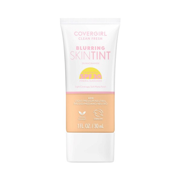 CoverGirl Clean Fresh Blurring Skin Tint, SPF 30