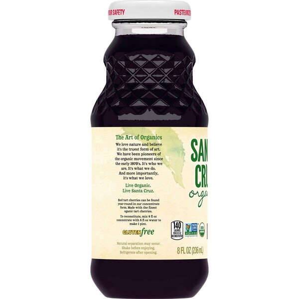 Santa Cruz, Organic 100% Tart Cherry Concentrate, 8 oz