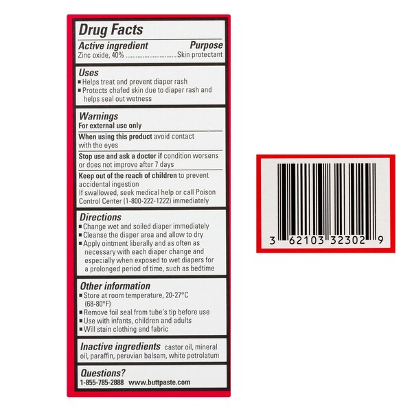 Boudreaux's Butt Paste Diaper Rash Ointment