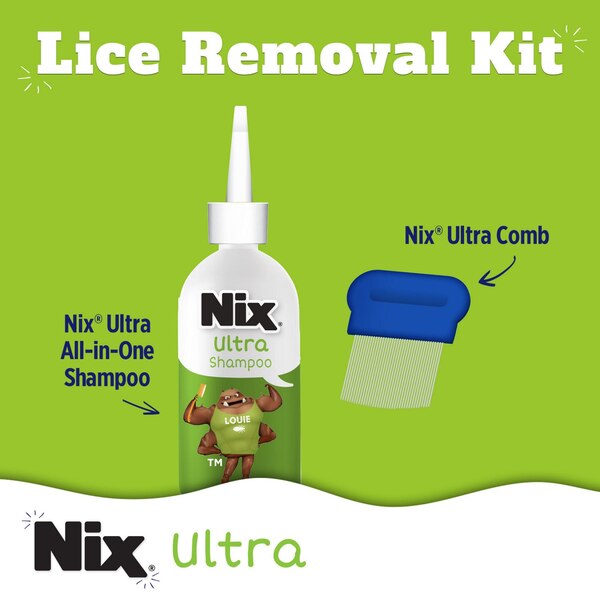 Nix Ultra Shampoo Lice Treatment Kit, 4 OZ