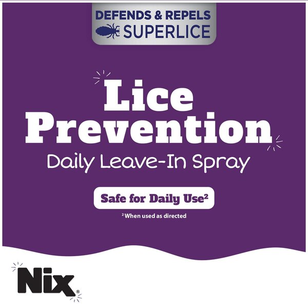 Nix Lice Prevention Daily Leave-In Spray, 6 OZ