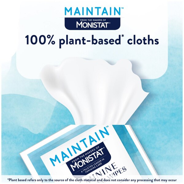 Monistat Feminine Cleaning Wipes with Boric Acid, 12 CT
