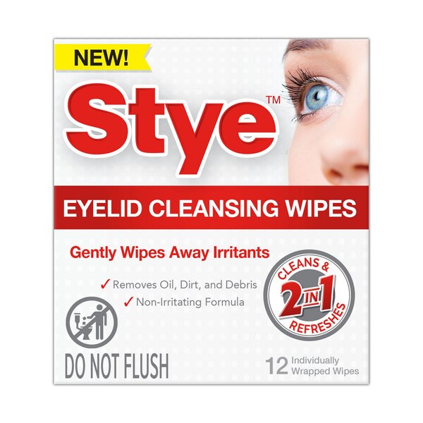 Stye Eyelid Cleansing Wipes, 12 CT