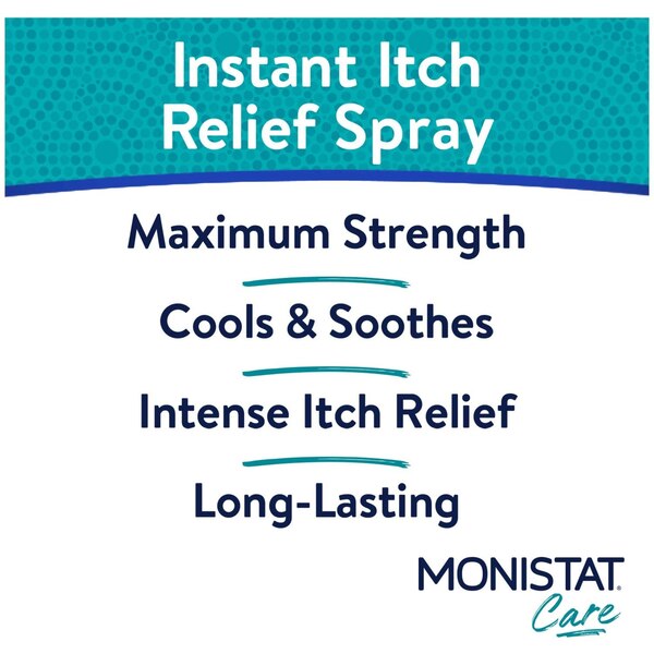 MONISTAT Care Maximum Strength Instant Itch Relief Spray, 2 OZ