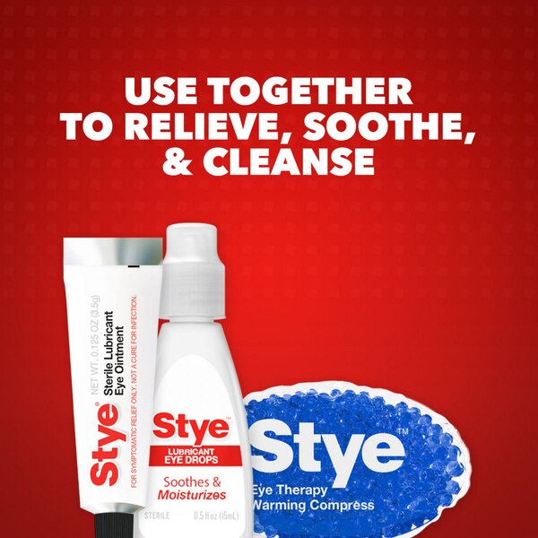 Stye Sterile Lubricant Eye Ointment, Ophthalmologist Tested, 0.125 FL OZ