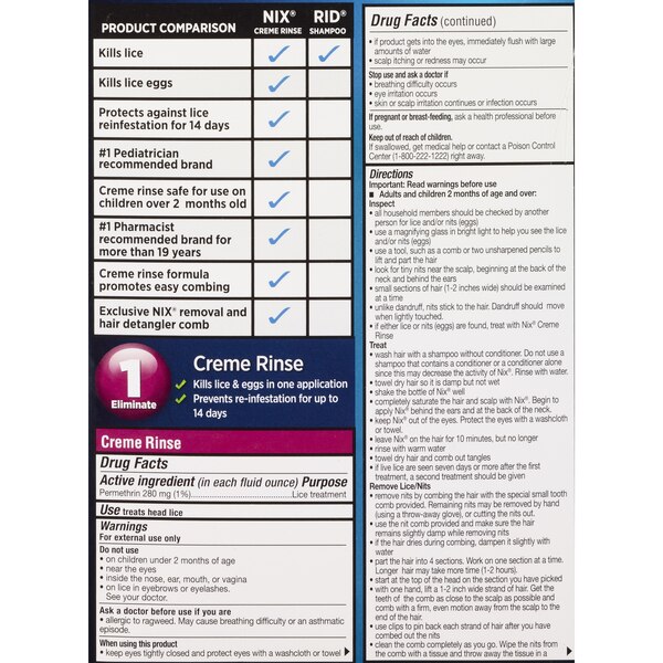 Nix Complete Lice Treatment Kit