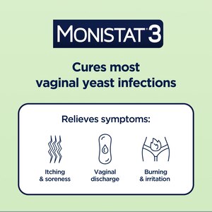 MONISTAT 3-Day Treatment Combination Pack Prefilled Cream