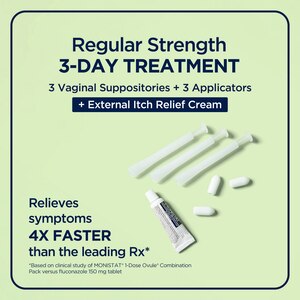 Monistat 3-Day Yeast Infection Suppository Treatment
