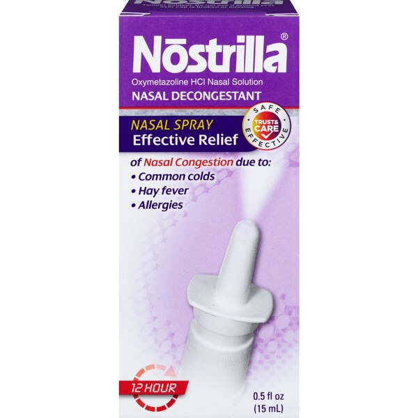 Nostrilla Nasal Decongestant, 0.50 OZ