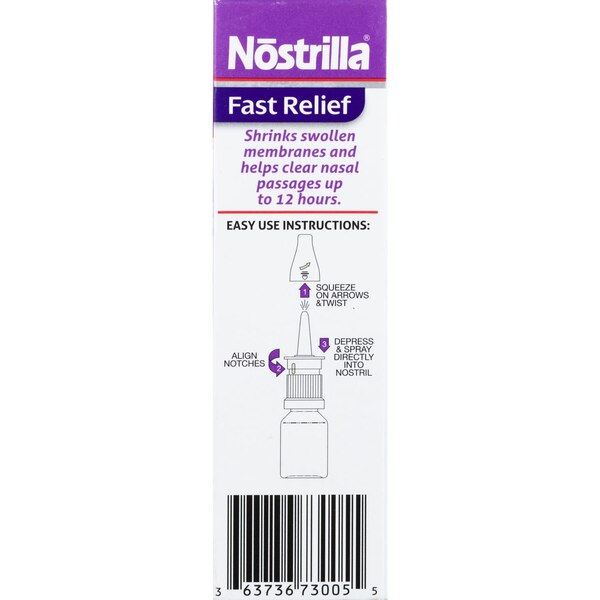 Nostrilla Nasal Decongestant, 0.50 OZ