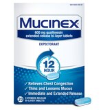 Mucinex 12HR Cough & Chest Congestion Expectorant Relief Tablets, thumbnail image