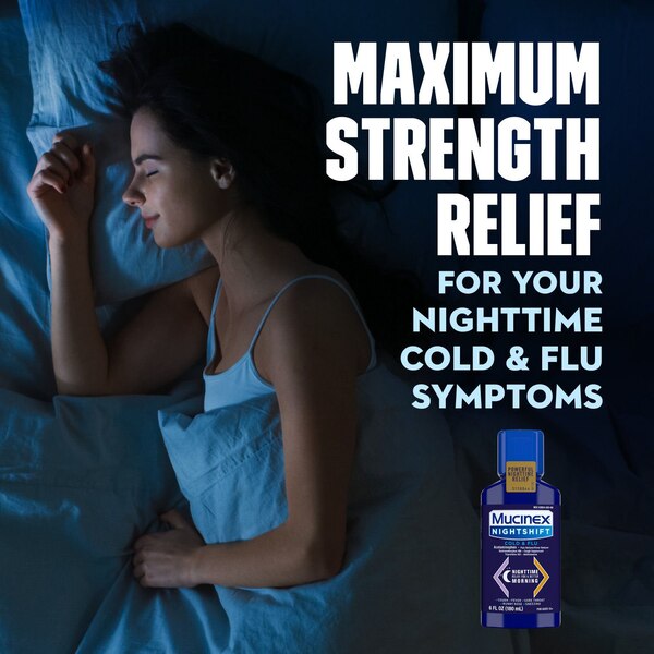 Mucinex Nightshift Cold & Flu Liquid