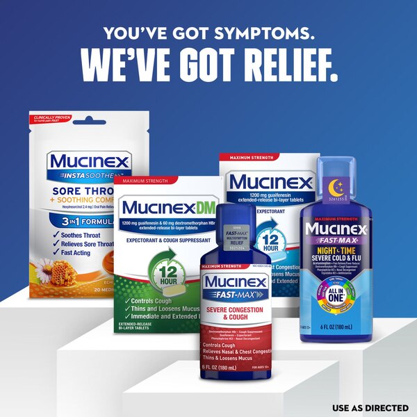 Mucinex Fast-Max Severe Congestion and Cough & Nightshift Cold and Flu Combo Pack, 2 6 OZ bottles